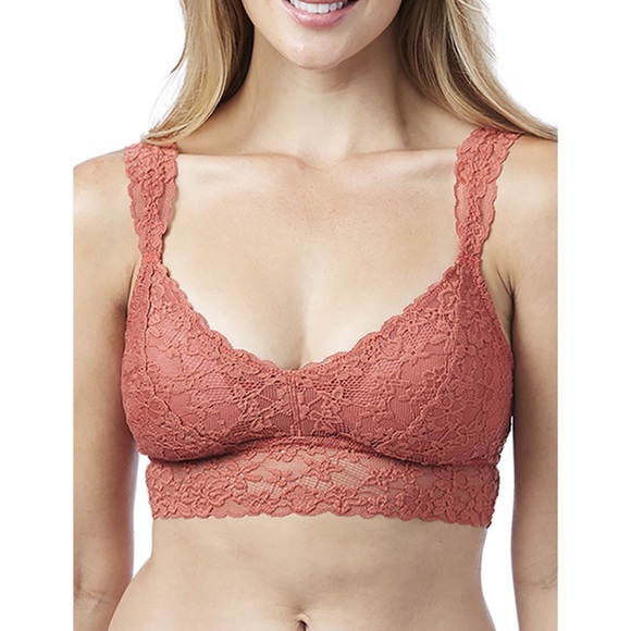 sz: L - No Boundaries Women’s Light Pink & Red Lace Convertible Bralette Bundle - Picture 2 of 7